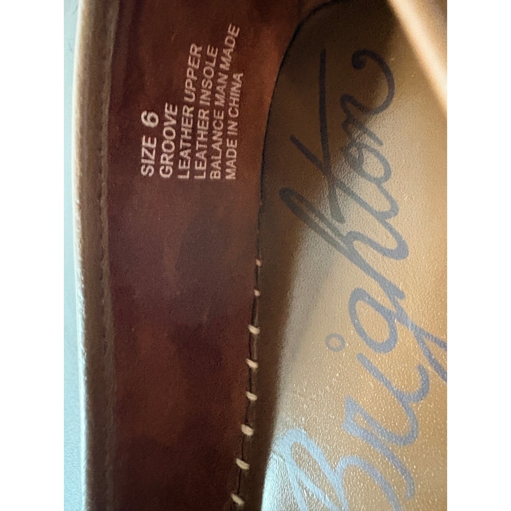 Brighton Groove Brown Pebbled Leather Espadrille Flats Medallion Slip On Shoes 6 - Picture 7 of 9